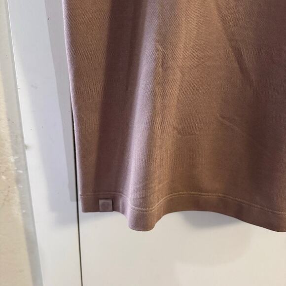 Lululemon Tech Pique Men’s Polo Shirt Tan classic minimalist performance - Picture 5 of 5